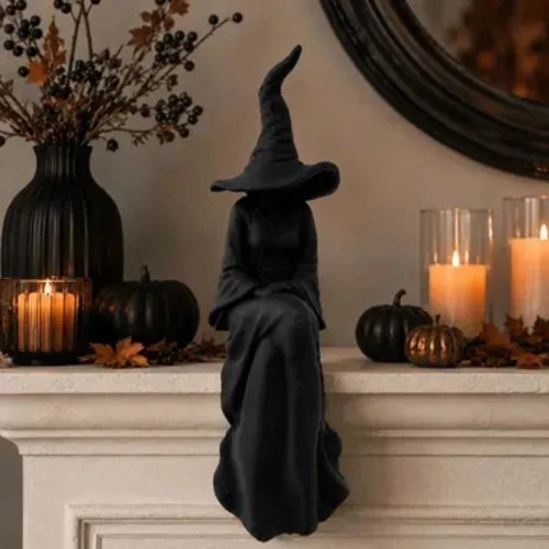 Halloween faceless witch - faceless,