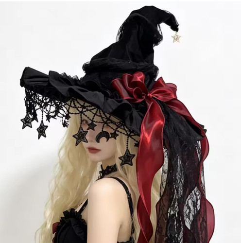 Halloween witch hat for women - hat,