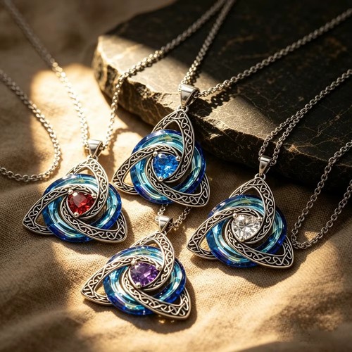 2027 birthstone celtic trinity - 2027,